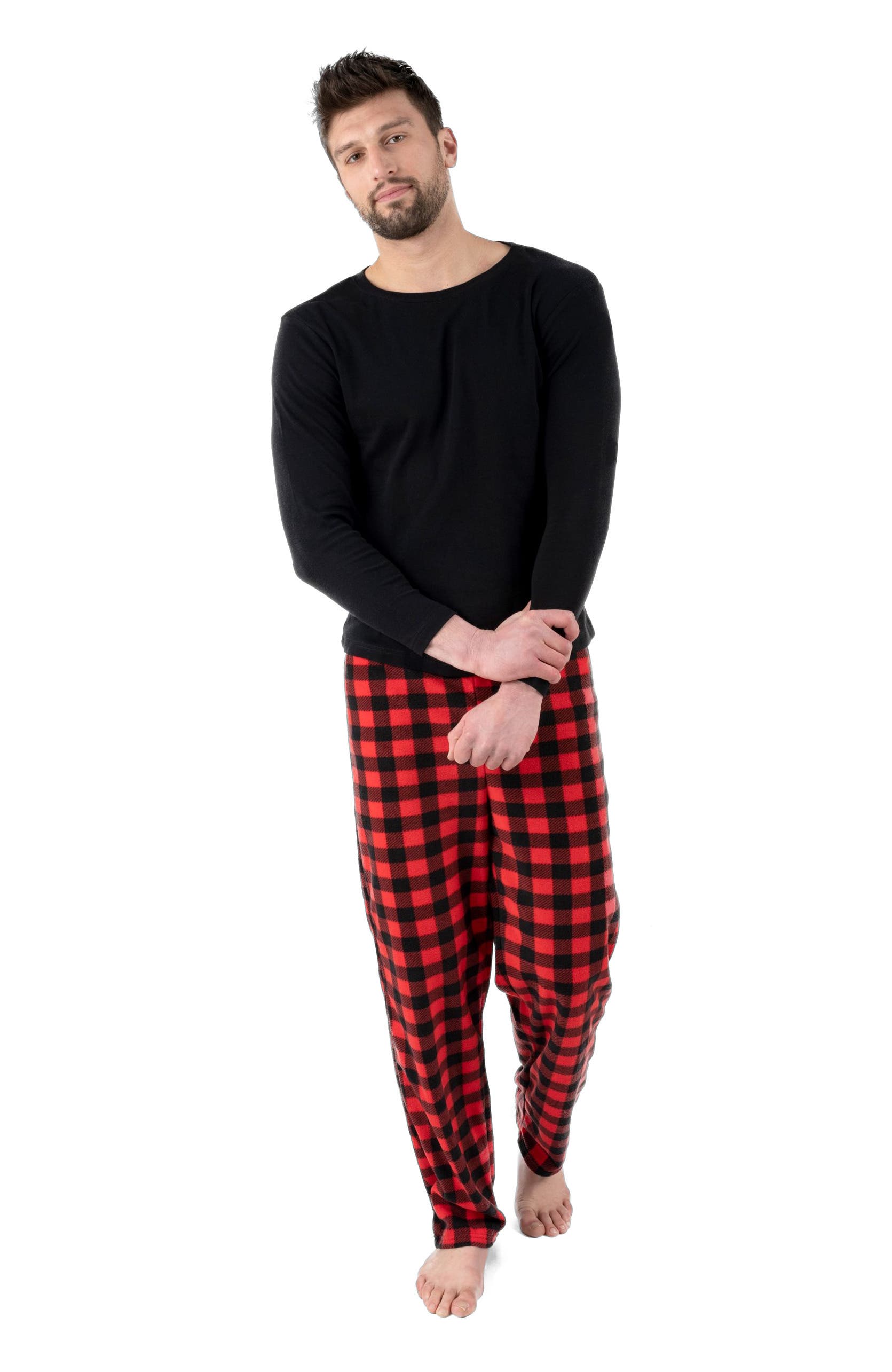 selected Plaid Black & Red