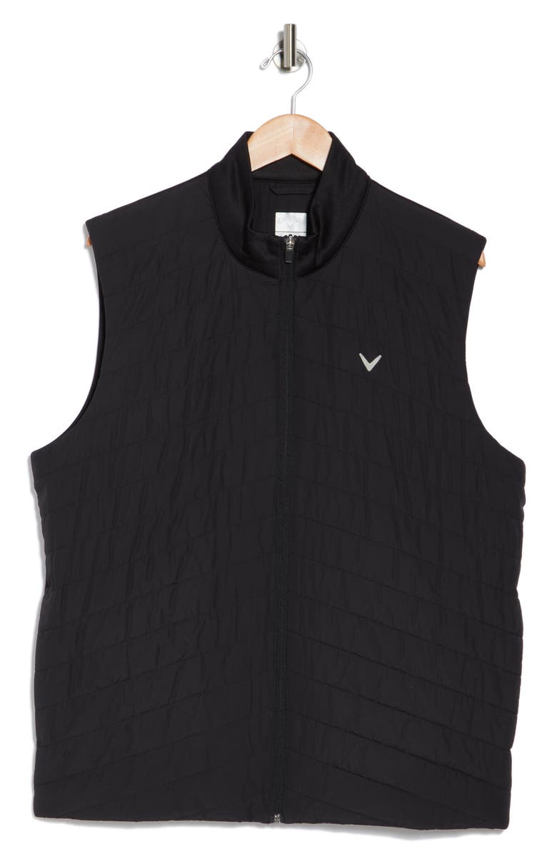 Chevron Quilted Puffer Vest