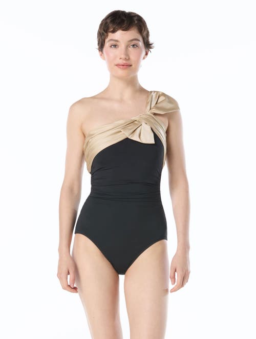 CARMEN MARC VALVO CARMEN MARC VALVO BOW UNDERWIRE ONE PIECE SWIMSUIT