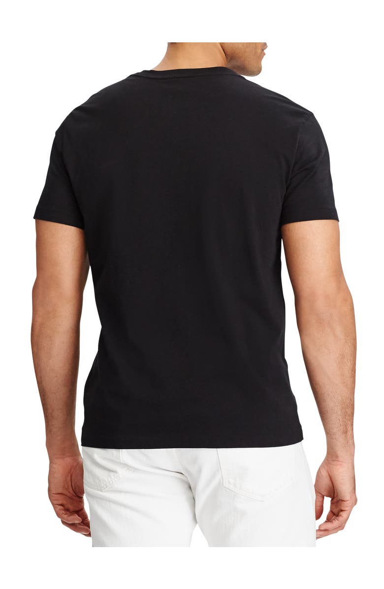 Polo Ralph Lauren Big & Tall Classic Fit V-Neck T-Shirt, Alternate, color, Black