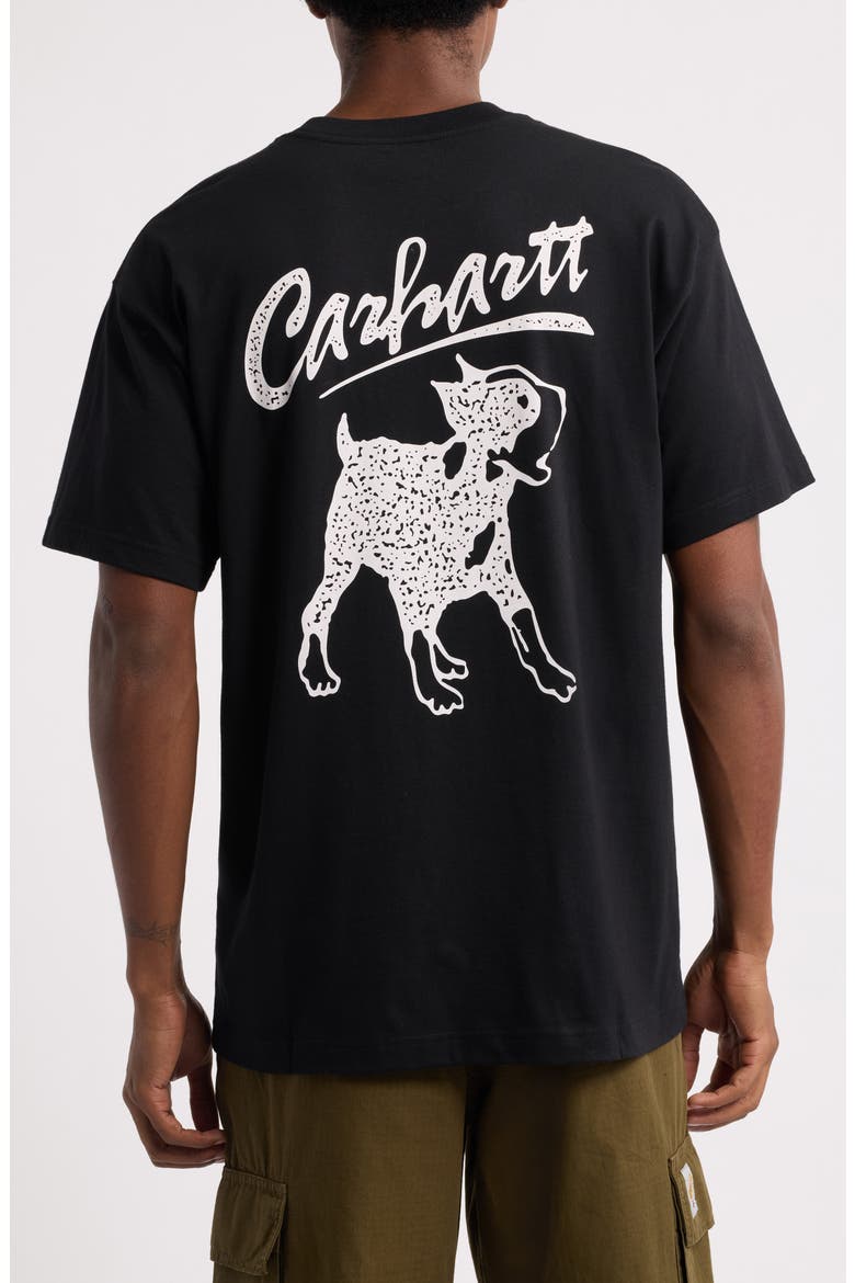 Pup Organic Cotton Graphic T-Shirt, Alternate, color, BLACK
