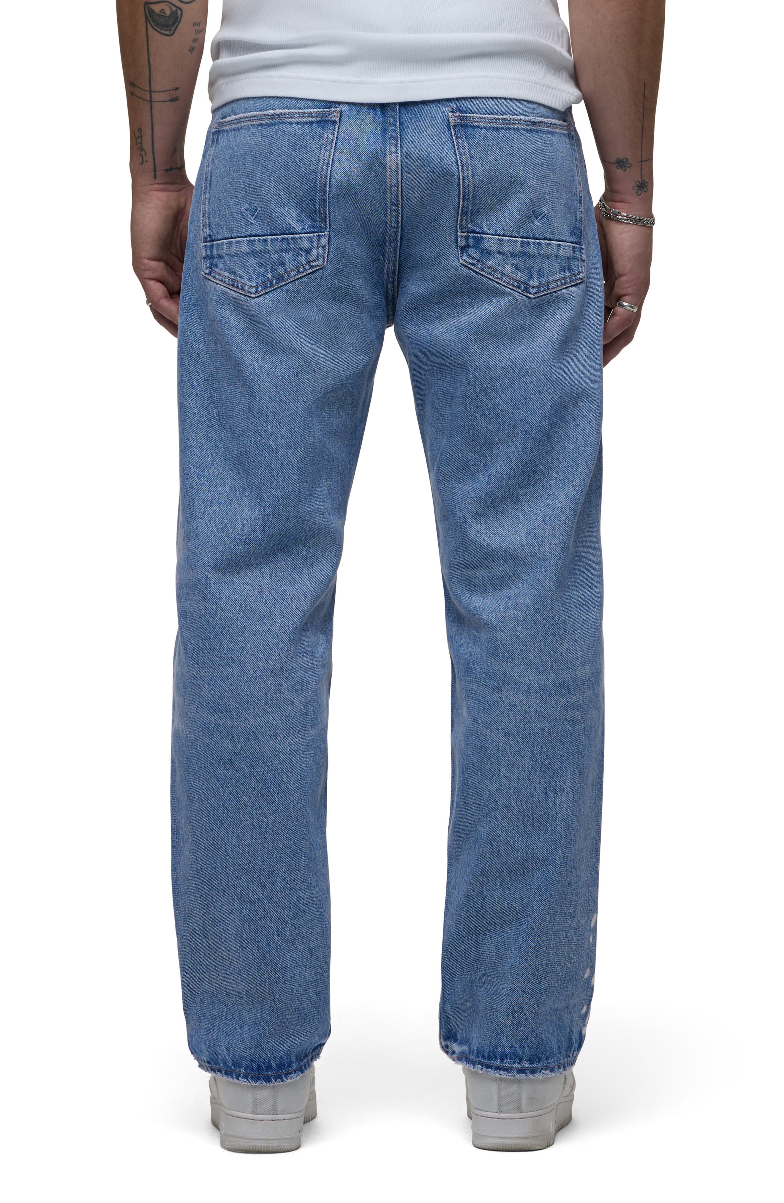 Rylan Bleached Relaxed Straight Leg Jeans - image 2