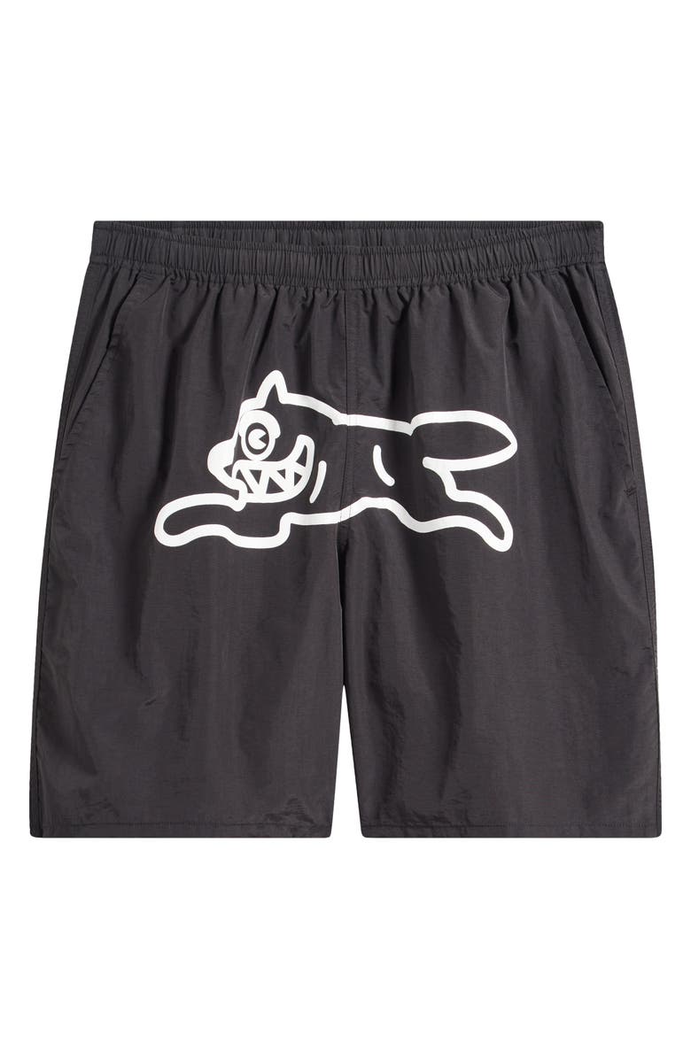 ICECREAM Runner Logo Shorts, Alternate, color, Black