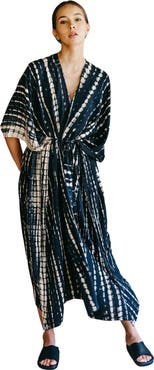 PINK HALEY Lindy Hand Dyed Duster in Black