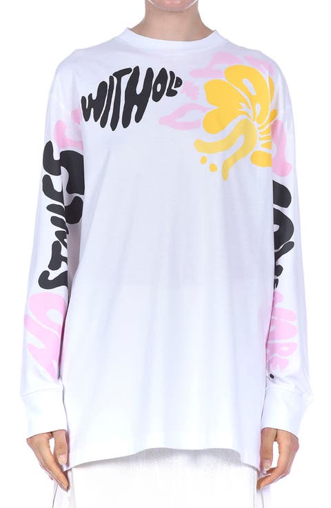 Oversize Long Sleeve Graphic Tee
