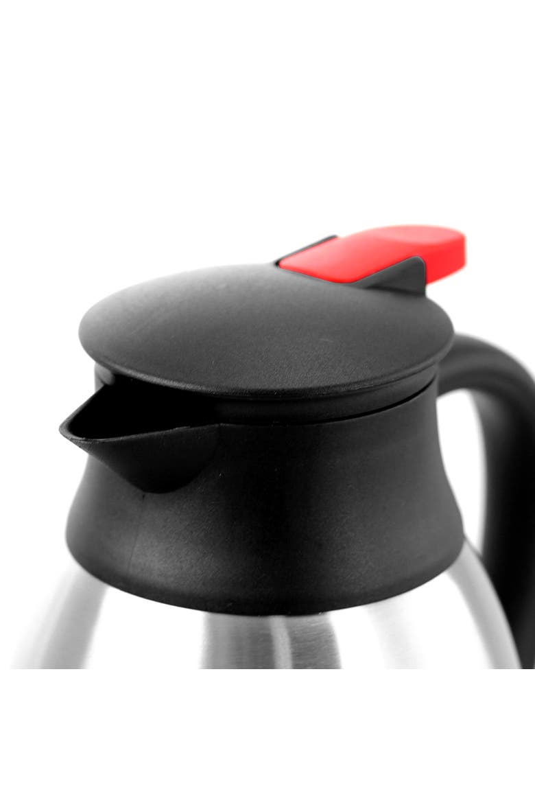 2.11 Quart Stainless Steel Thermal Beverage Carafe for Coffee and Tea, Alternate, color, Silver