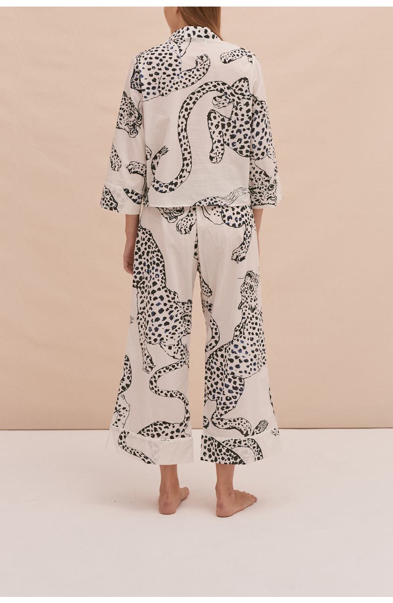 Desmond & Dempsey Boxy Shirt & Wide Leg Set, Alternate, color, Jag Cream