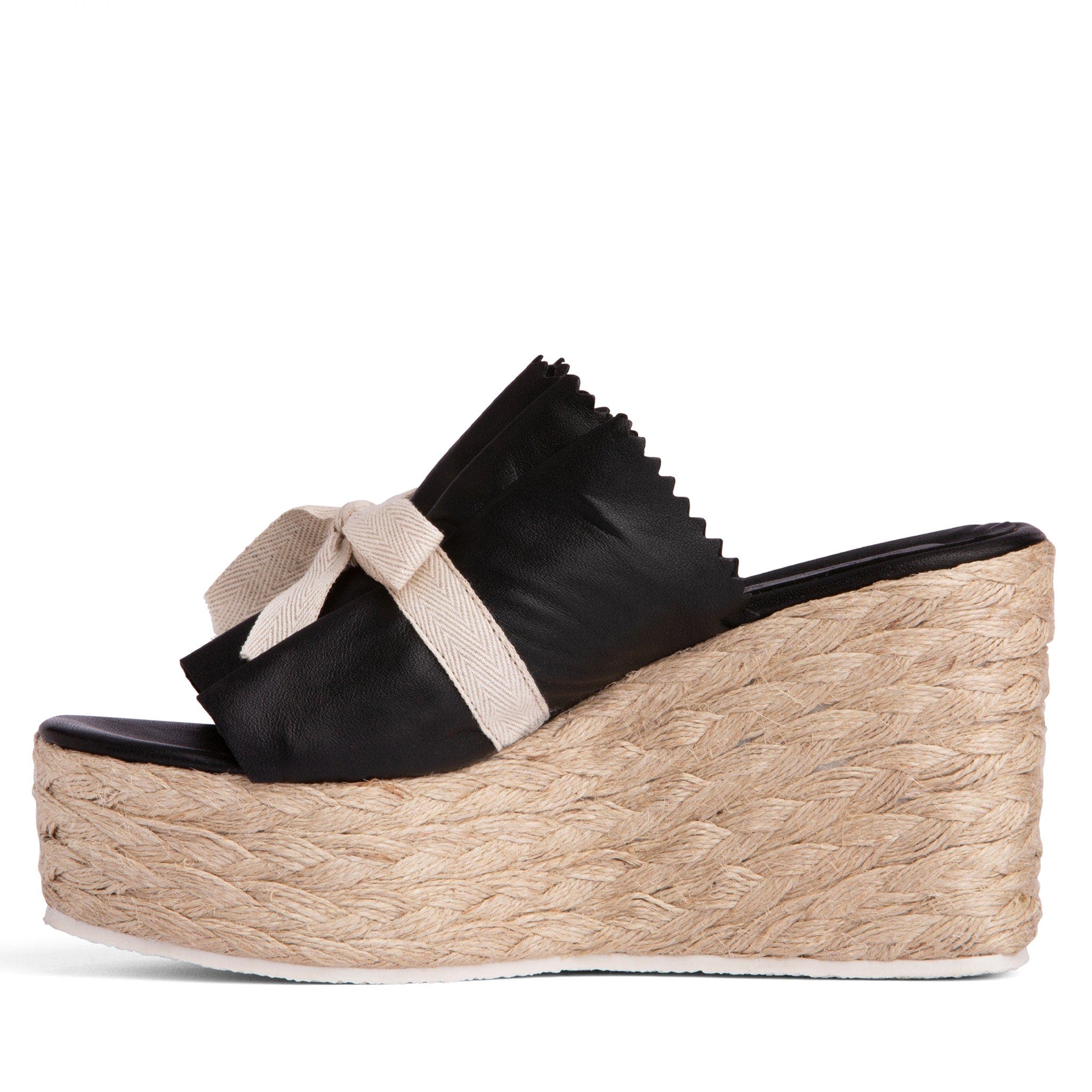 BEAUTIISOLES Noelle Platform Sandal, Alternate, color, Black