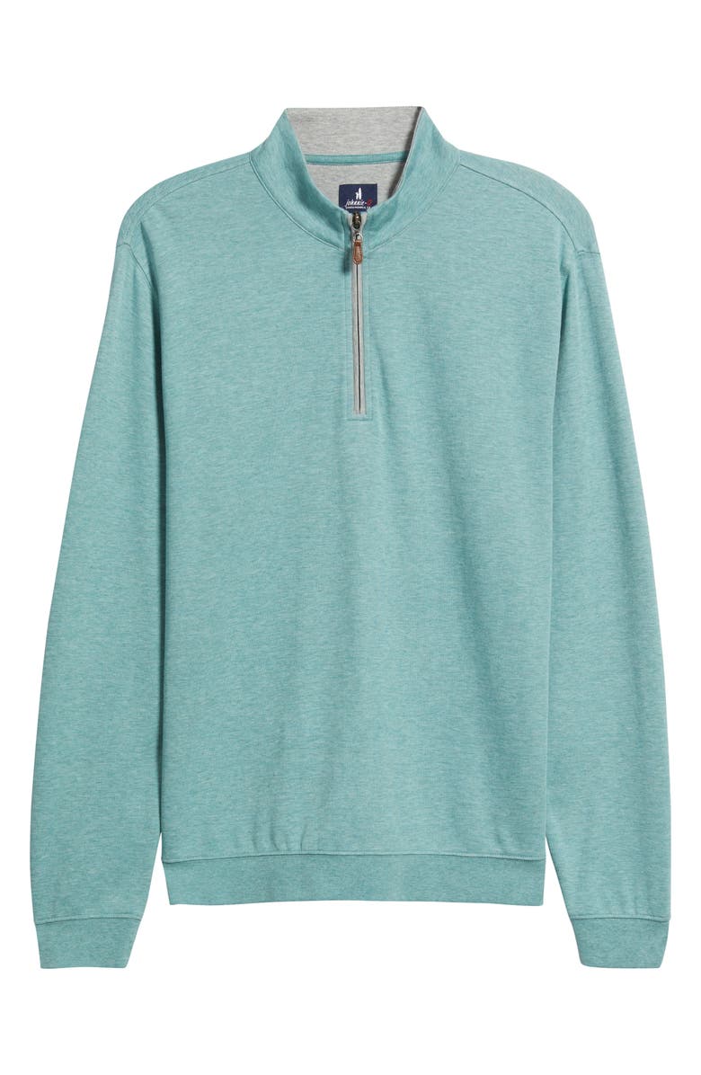 johnnie-O Sully Quarter Zip Pullover, Alternate, color, Fountain