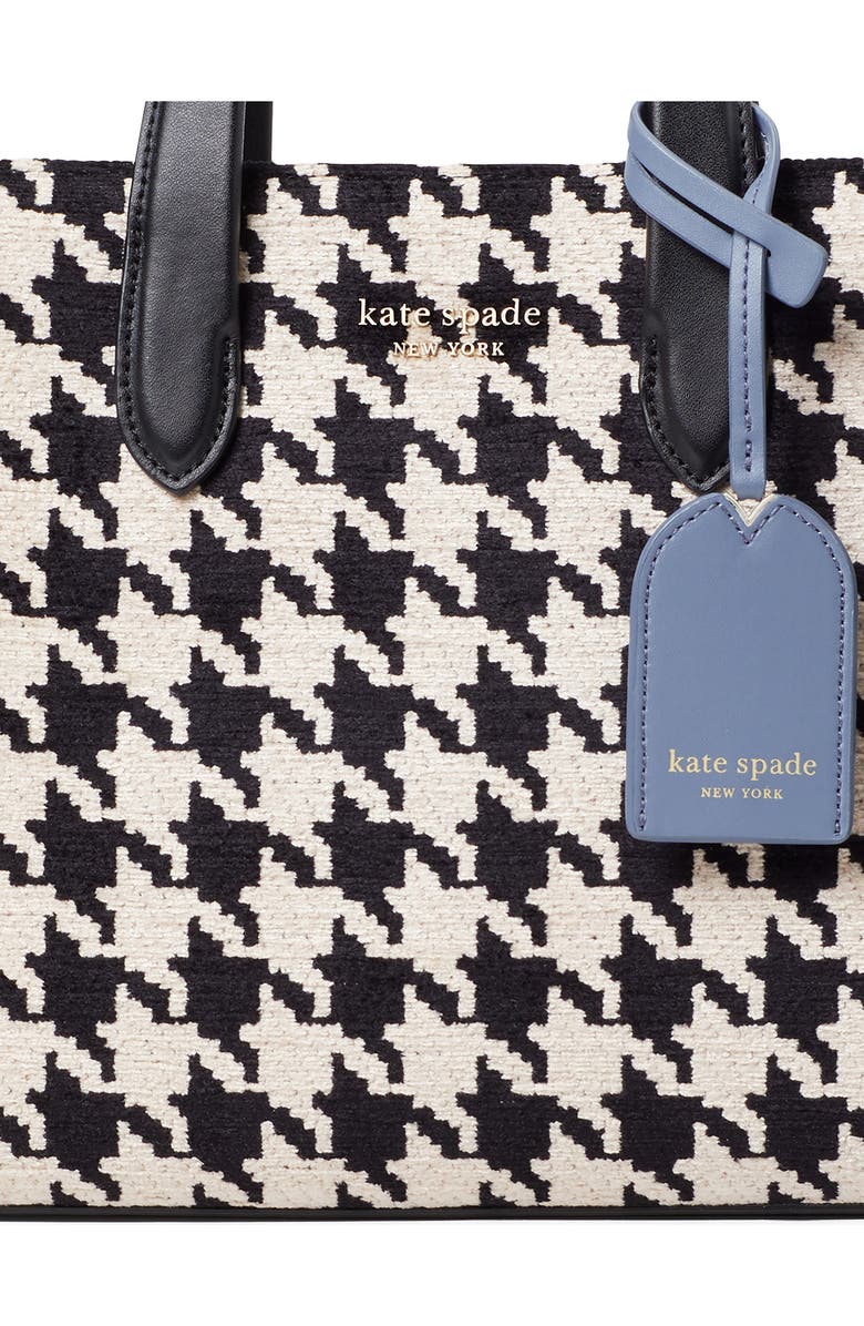 Kate Spade New York manhattan houndstooth chenille tote, Alternate, color,