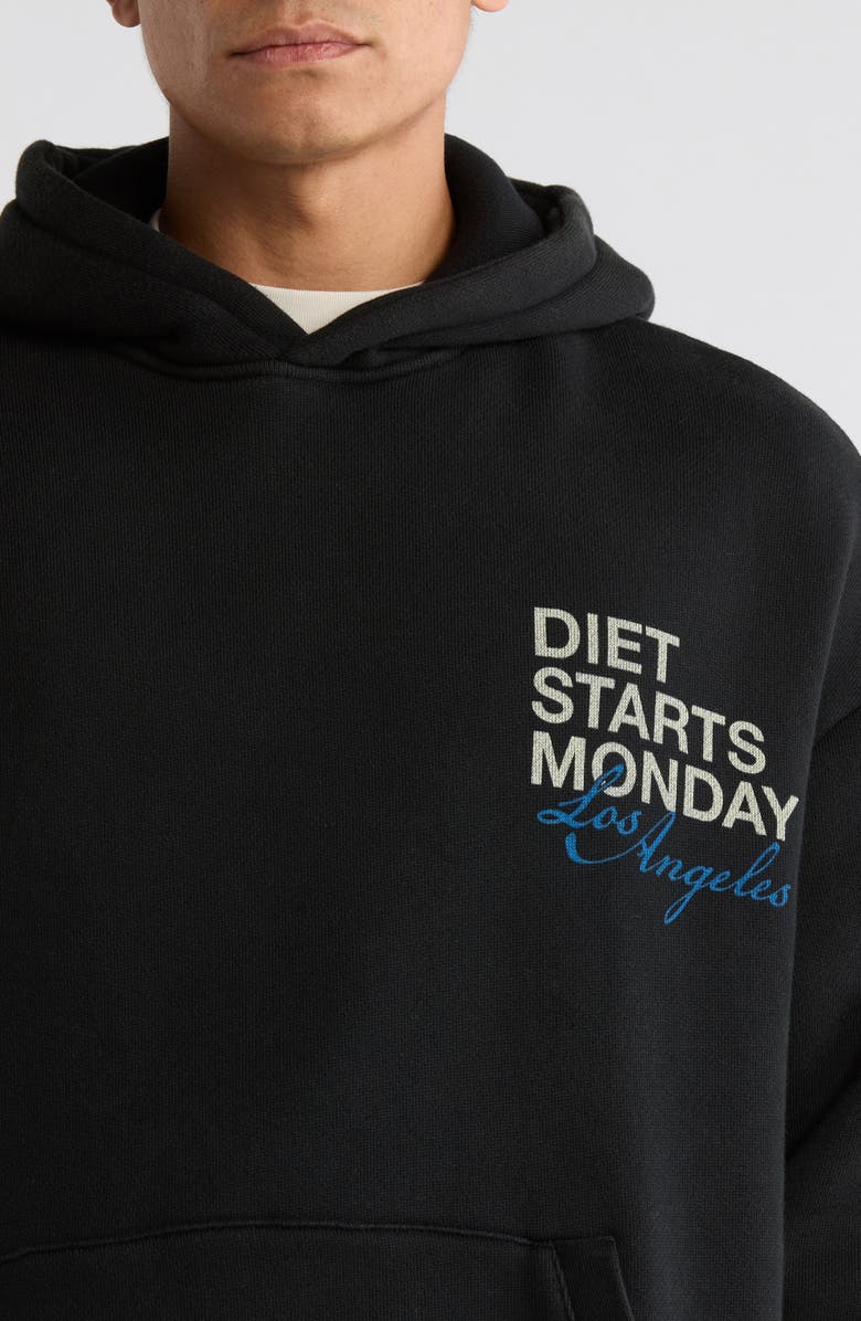 DIET STARTS MONDAY DSMLA Graphic Hoodie, Alternate, color, Vintage Black/Blue