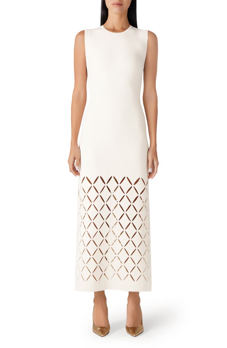 St. John Evening Diamond Knit Slee, Main, color, 