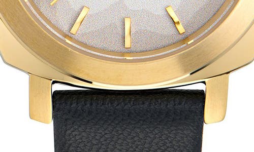 Ted Baker Kirsty Leather Strap Watch, 33mm In Black
