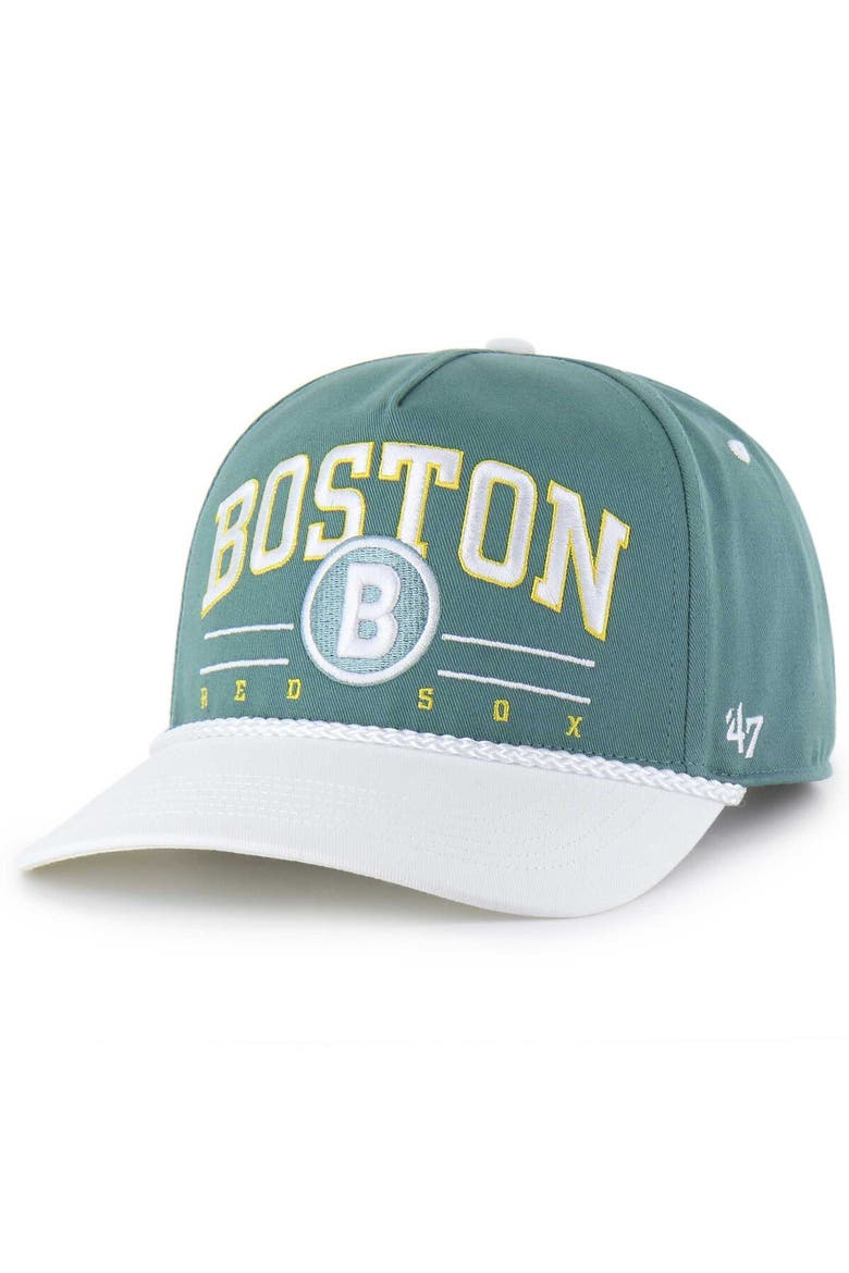 Men's '47  Green Boston Red Sox City Connect Roscoe Rope Hitch Adjustable Hat, Main, color, Green