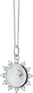 Monica Rich Kosann Mother of Pearl Sun Charm Necklace