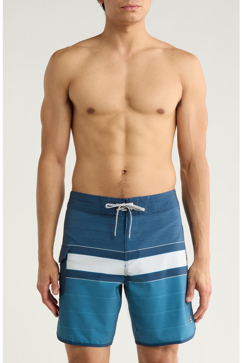 73 Pro Board Shorts, Main, color, DARK DENIM