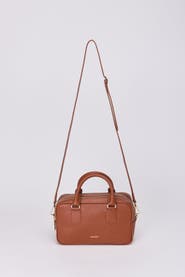 Forever & Always Shoes Sara Leather Structured Bassepi Mini Bag