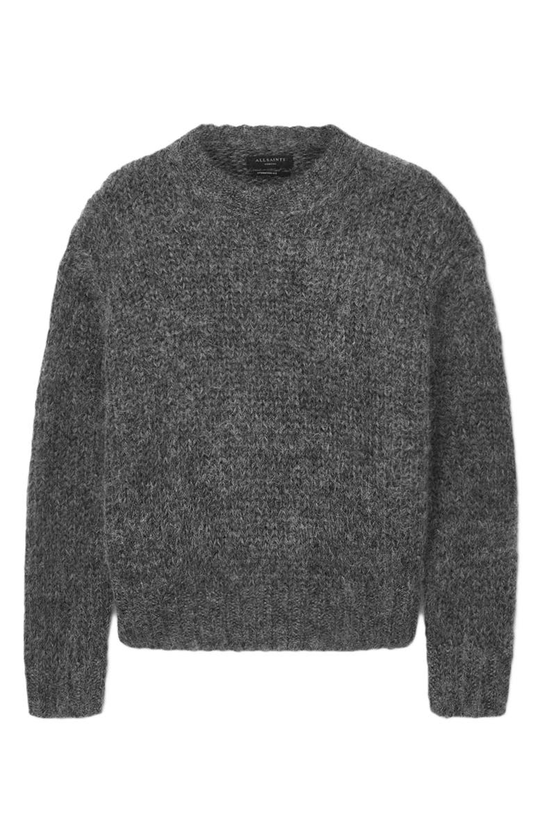 AllSaints Myles Mohair & Merino Wool Sweater, Alternate, color, Charcoal Grey