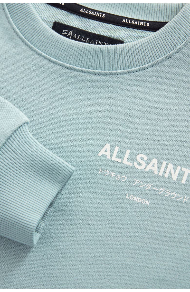 smALLSAINTS by ALLSAINTS Kids' Underground Oversize Crewneck Logo Sweatshirt, Alternate, color, 