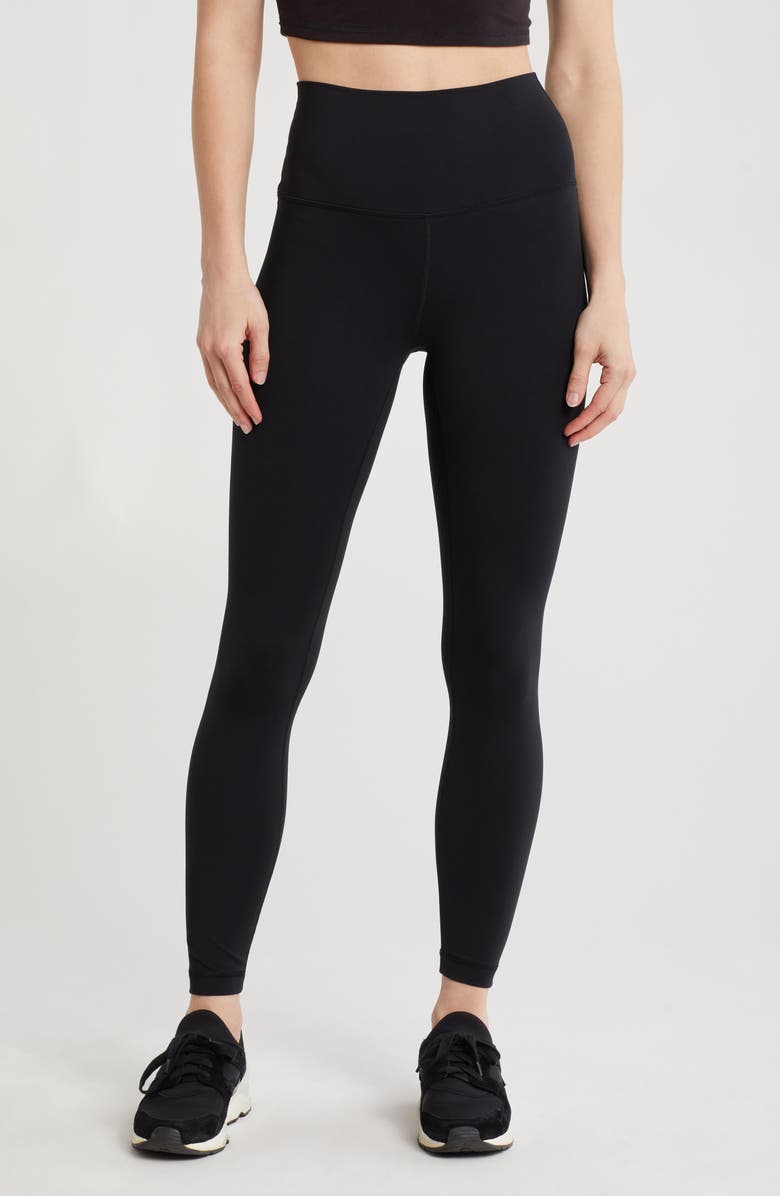 90 DEGREE BY REFLEX Everyday Elastic Free Waistband Leggings, Main, color, 