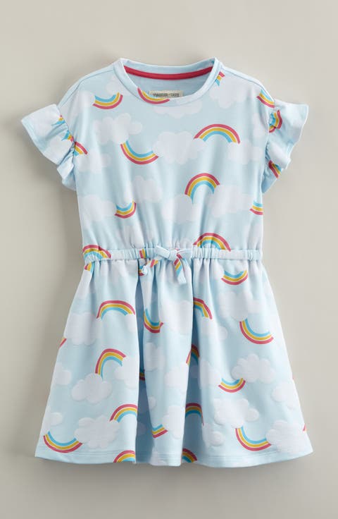 Kids' Print Flutter Sleeve Dress (Toddler, Little Kid & Big Kid)