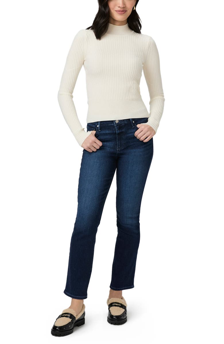 PAIGE Cindy High Waist Ankle Straight Leg Jeans, Alternate, color, Praline