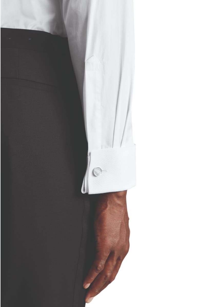 Charles Tyrwhitt Bib Front Wing Collar Evening Shirt, Alternate, color, White