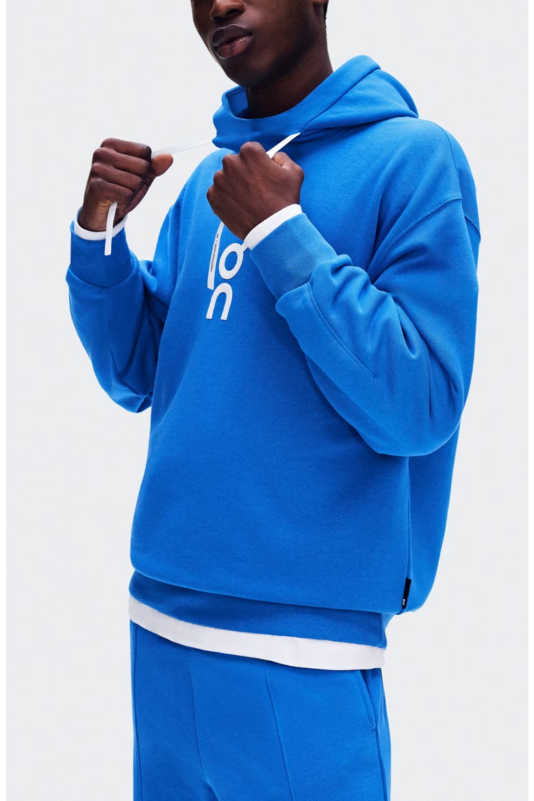 Club Oversize Organic Cotton Blend Hoodie, Alternate, color, JAY