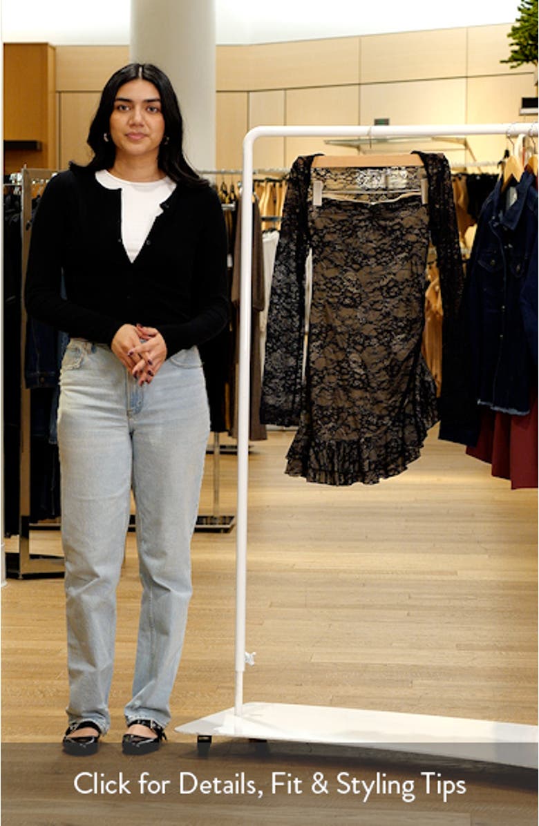 Hendrie Lace Strapless Minidress & Bolero Set, sales video thumbnail