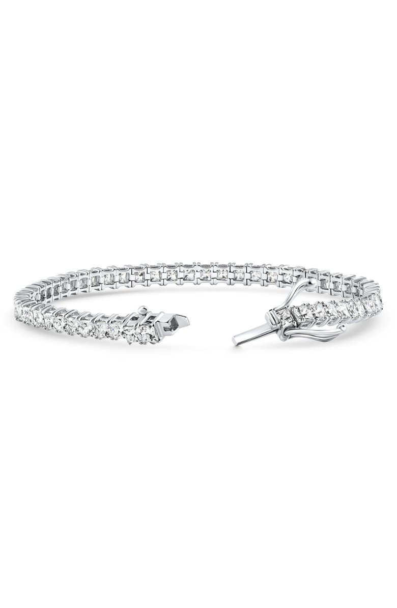 Bliss Diamond 9.20Ct Princess Cut Diamond 7" Tennis Bracelet 14k Gold Lab Grown, Alternate, color, 