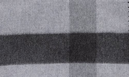 Sofia Cashmere Madrid Reversible Cashmere Throw Blanket In Gray