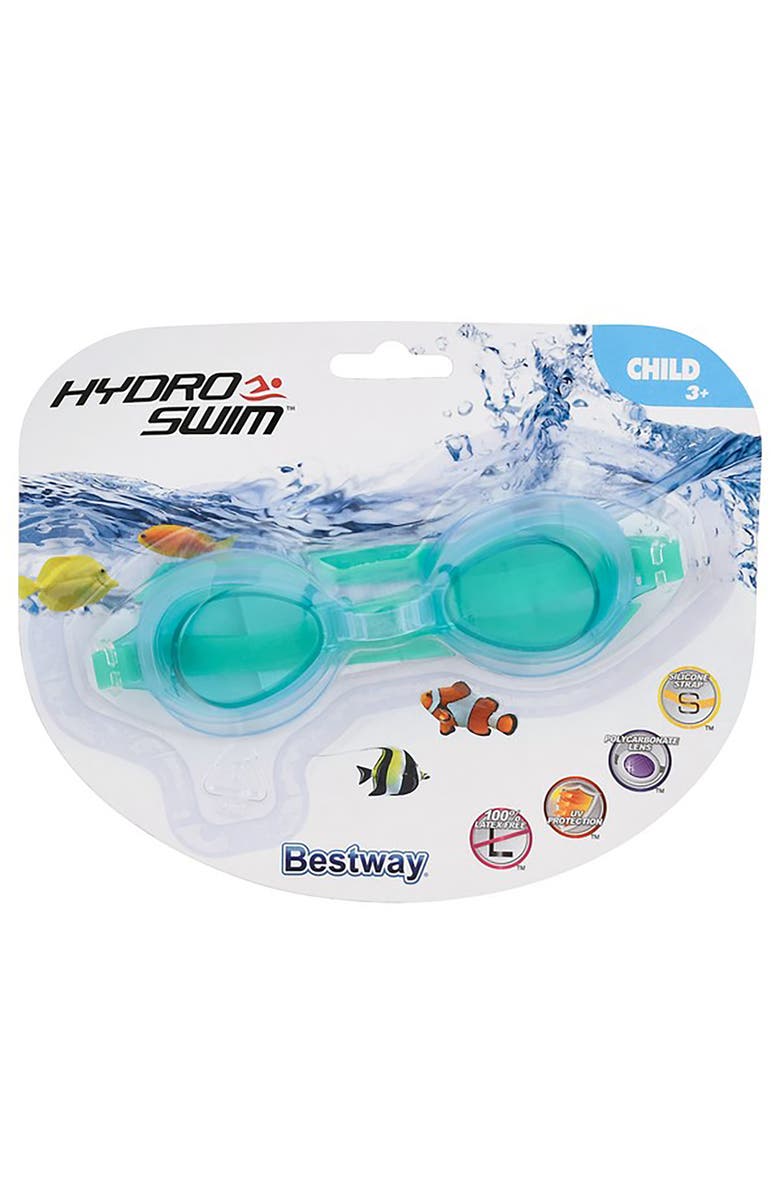 Hydro-Swim Lil' Lightning Swimmer Goggles, Alternate, color, Green