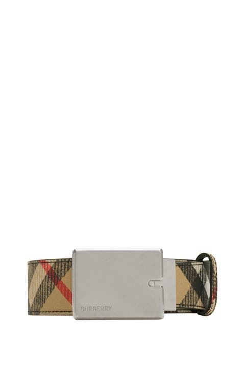 Reversible Check B Cut Belt