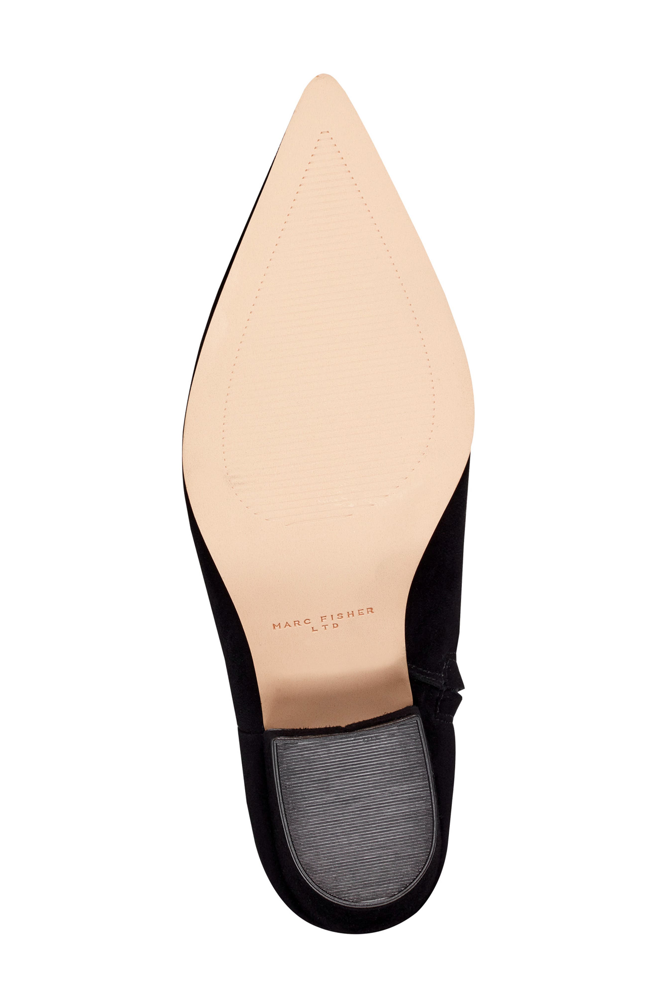 Marc Fisher LTD Mavey Pointed Toe Bootie, Alternate, color, Black