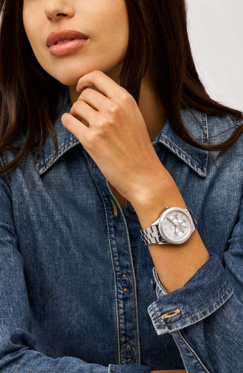 Fossil Brynn Multifunction Bracelet Watch, 38mm In Silver