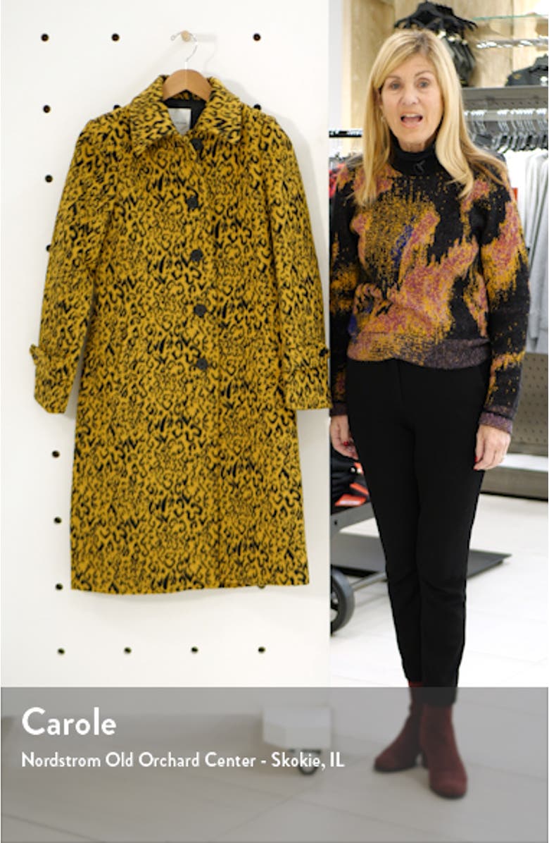 Leopard Print Long Coat, sales video thumbnail