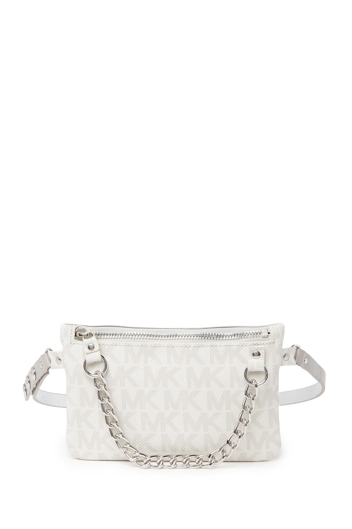 Belt Bag with Pull Chain, Main, color, GREY