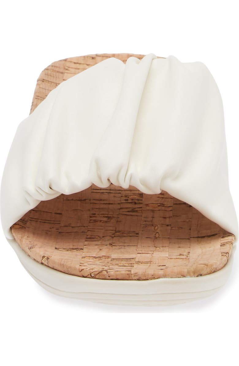 Taryn Rose Pleated Slide Sandal, Alternate, color,