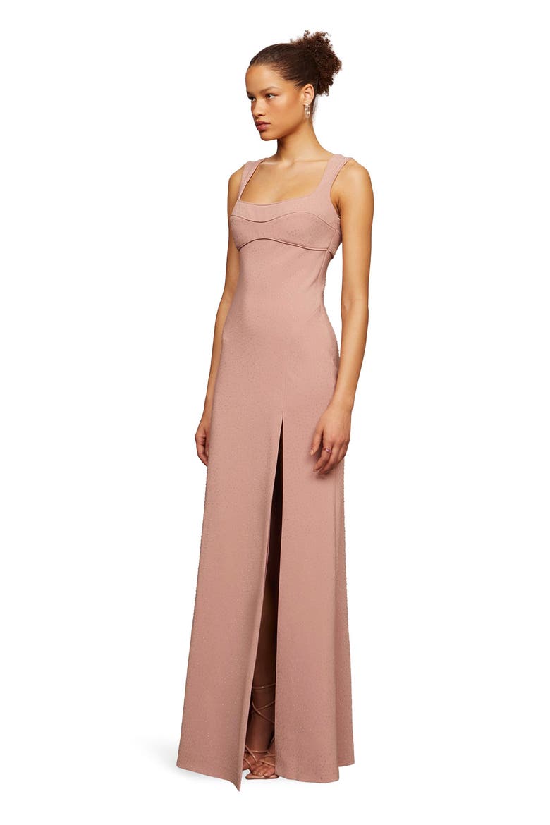 Venice Maxi Dress, Alternate, color, Taupe Bloom