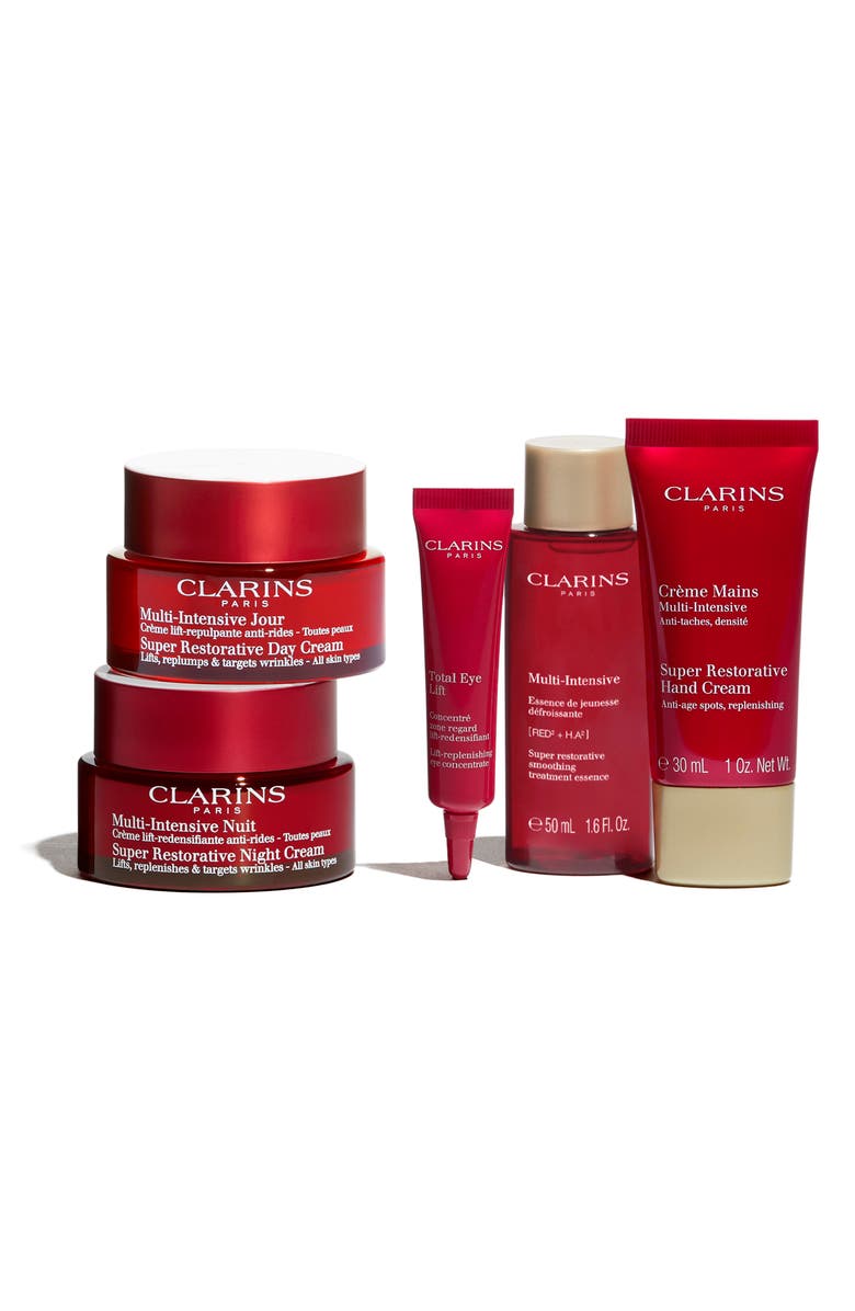 Clarins Super Restorative Anti-Aging Luxury Skin Care Set (Limited Edition) $360 Value, Alternate, color, 