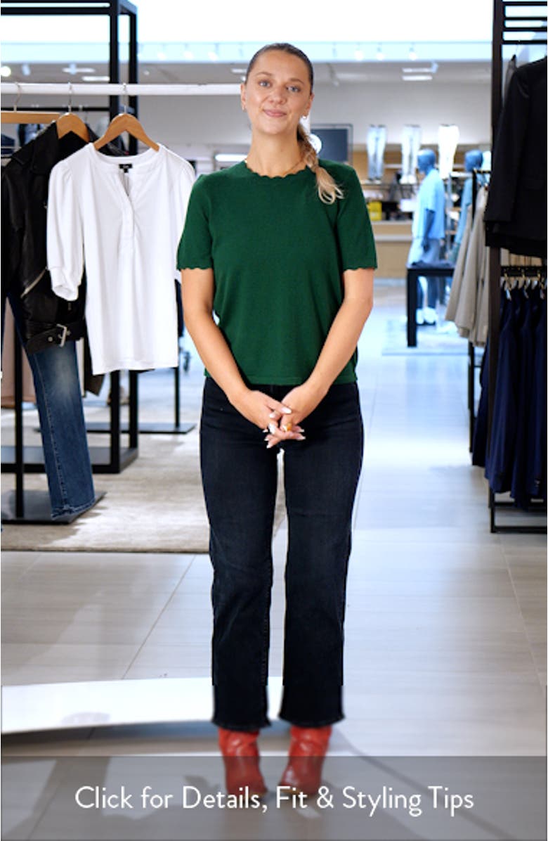 Scallop Neck Sweater, sales video thumbnail