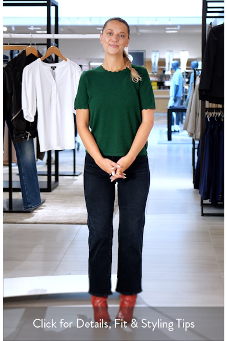 Scallop Neck Sweater video