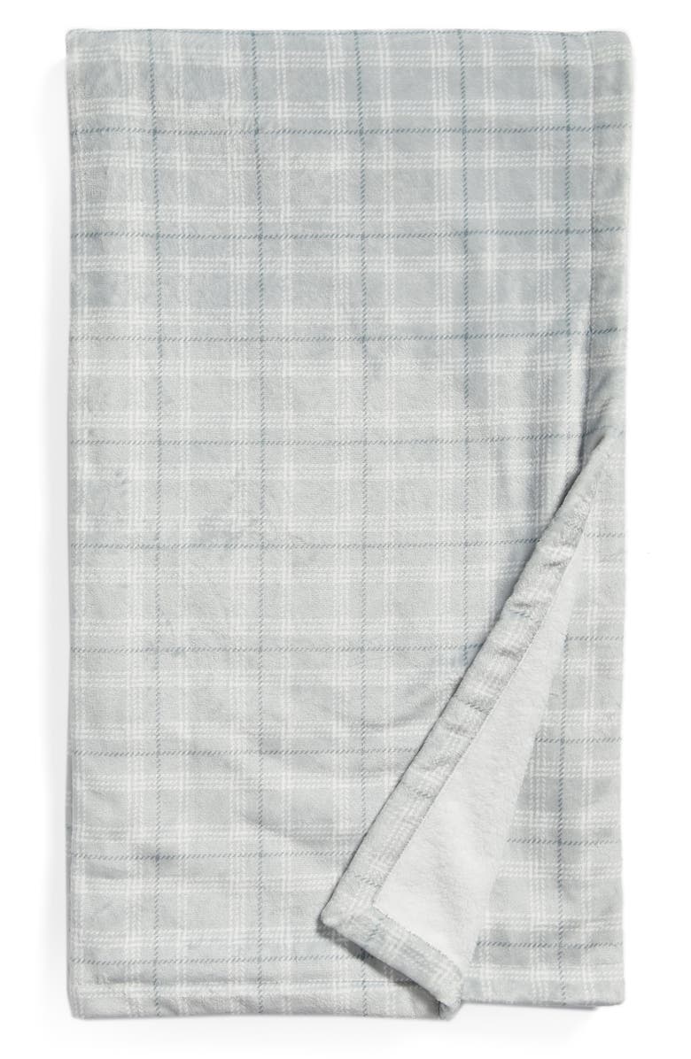 Levtex Plaid Throw, Main, color, 