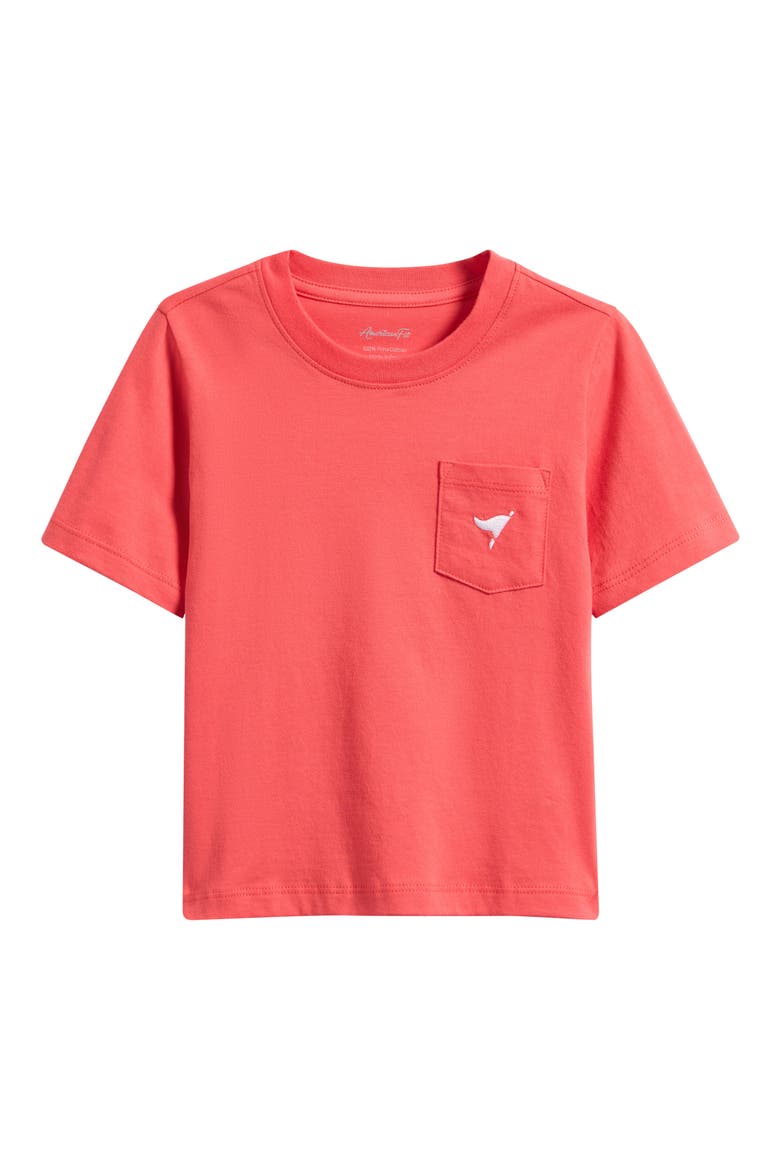Kids' Sailboat Graphic T-Shirt, Main, color, MEDIUM RED