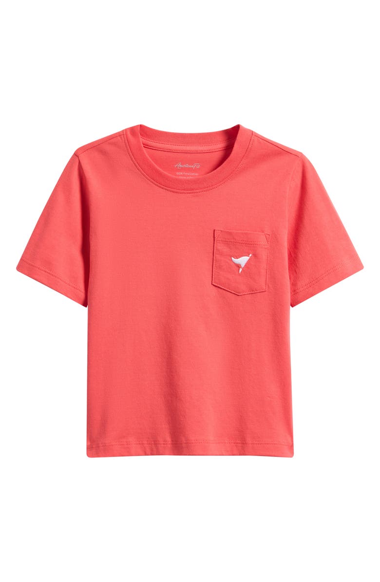 AMERICAN FIT Kids' Sailboat Graphic T-Shirt, Main, color, Medium Red