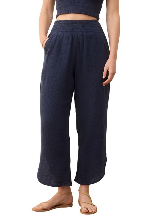 Shop Marine Layer Cali Smocked Waist Double Cloth Pants