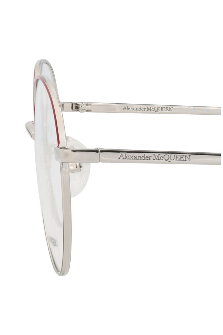 53mm Cat Eye Optical Glasses, Alternate, color, SILVER SILVER TRANSPARENT