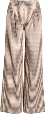 Marine Layer Allison Pleated Moleskin Wide Leg Trousers