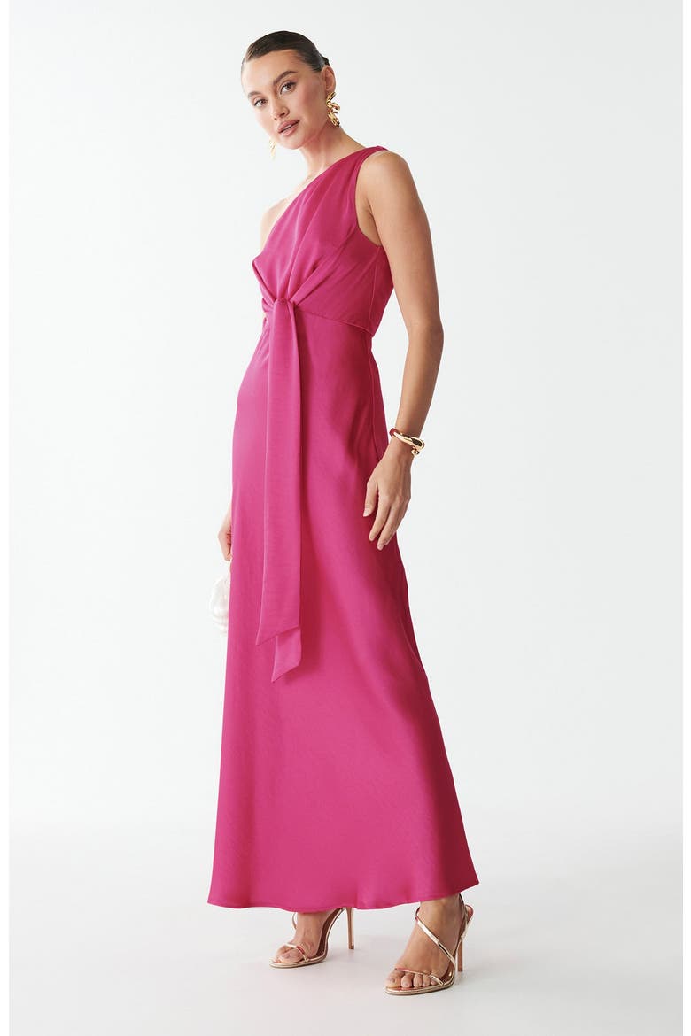 Kylie Midi Dress, Alternate, color, Hot Pink