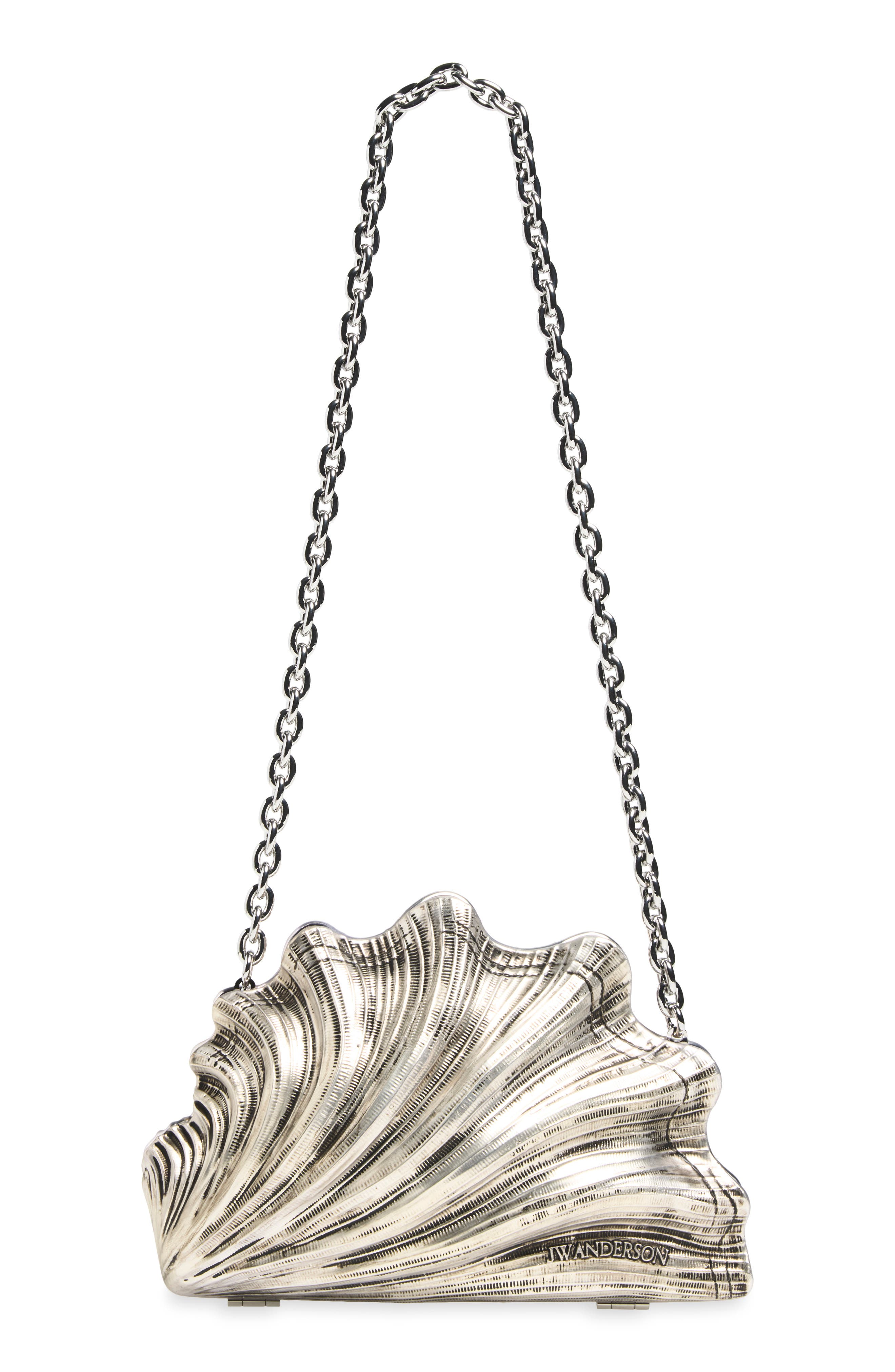 Shell Clutch, Main, color, SILVER 910